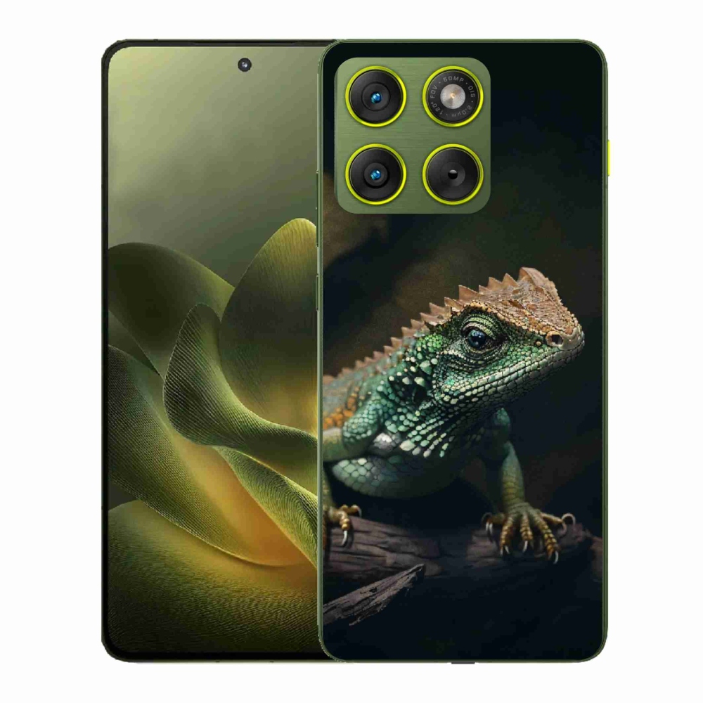 Gelový kryt mmCase na Motorola Edge 70 - ještěr