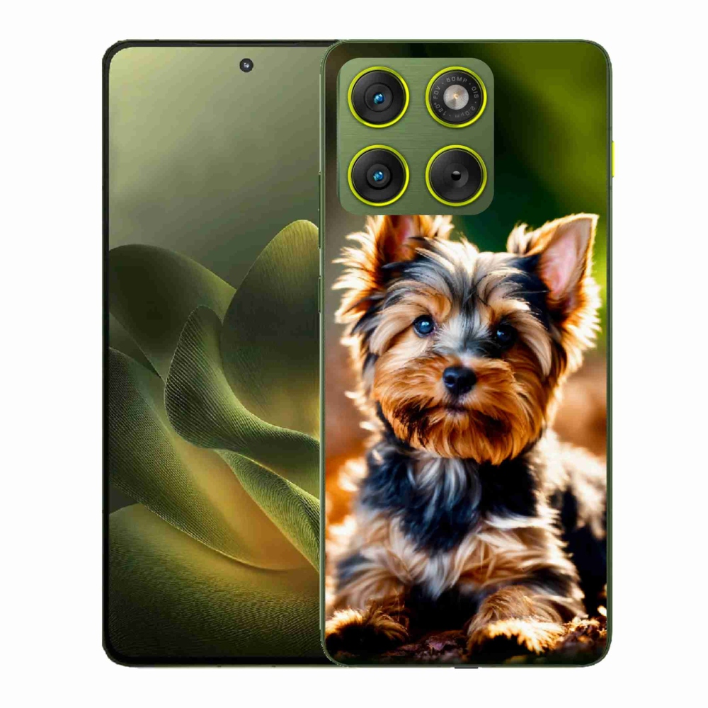 Gelový kryt mmCase na Motorola Edge 70 - jorkšír 10
