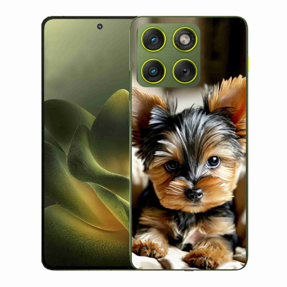 Gelový kryt mmCase na Motorola Edge 70 - jorkšír 11