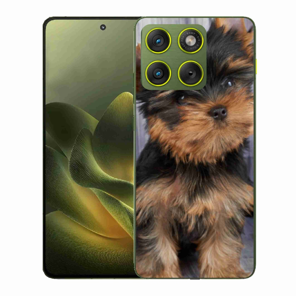 Gelový kryt mmCase na Motorola Edge 70 - jorkšír 9
