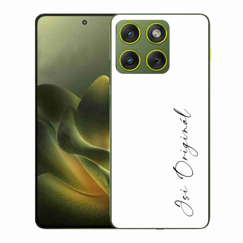 Gelový kryt mmCase na Motorola Edge 70 - jsi originál bílé pozadí