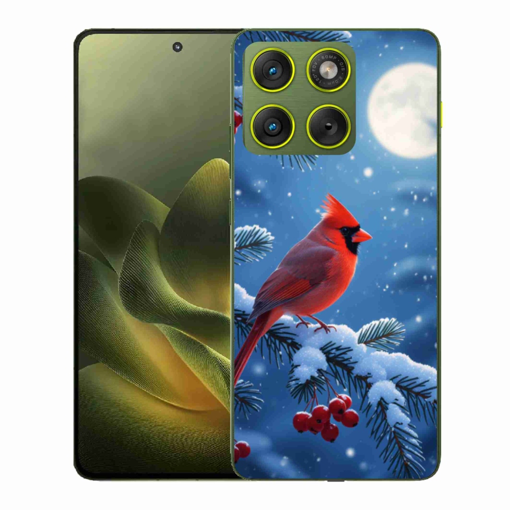 Gelový kryt mmCase na Motorola Edge 70 - kardinál červený