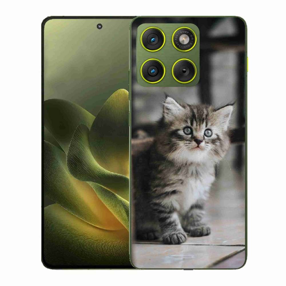 Gelový kryt mmCase na Motorola Edge 70 - koťátko