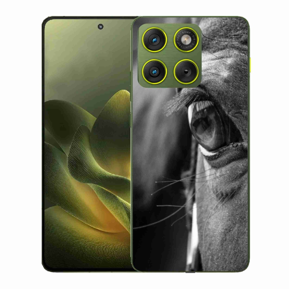 Gelový kryt mmCase na Motorola Edge 70 - koňský pohled