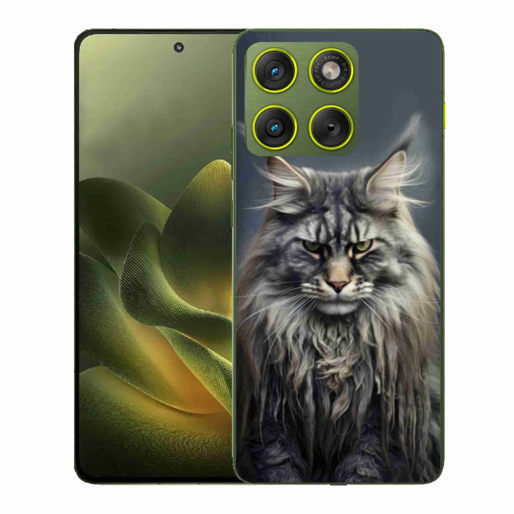 Gelový kryt mmCase na Motorola Edge 70 - kočíčí pohled 4