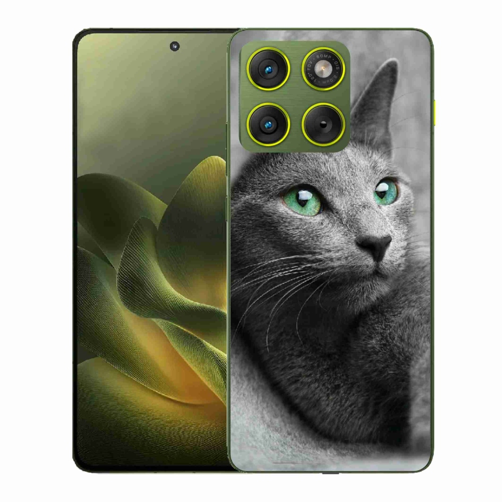 Gelový kryt mmCase na Motorola Edge 70 - kočka 2