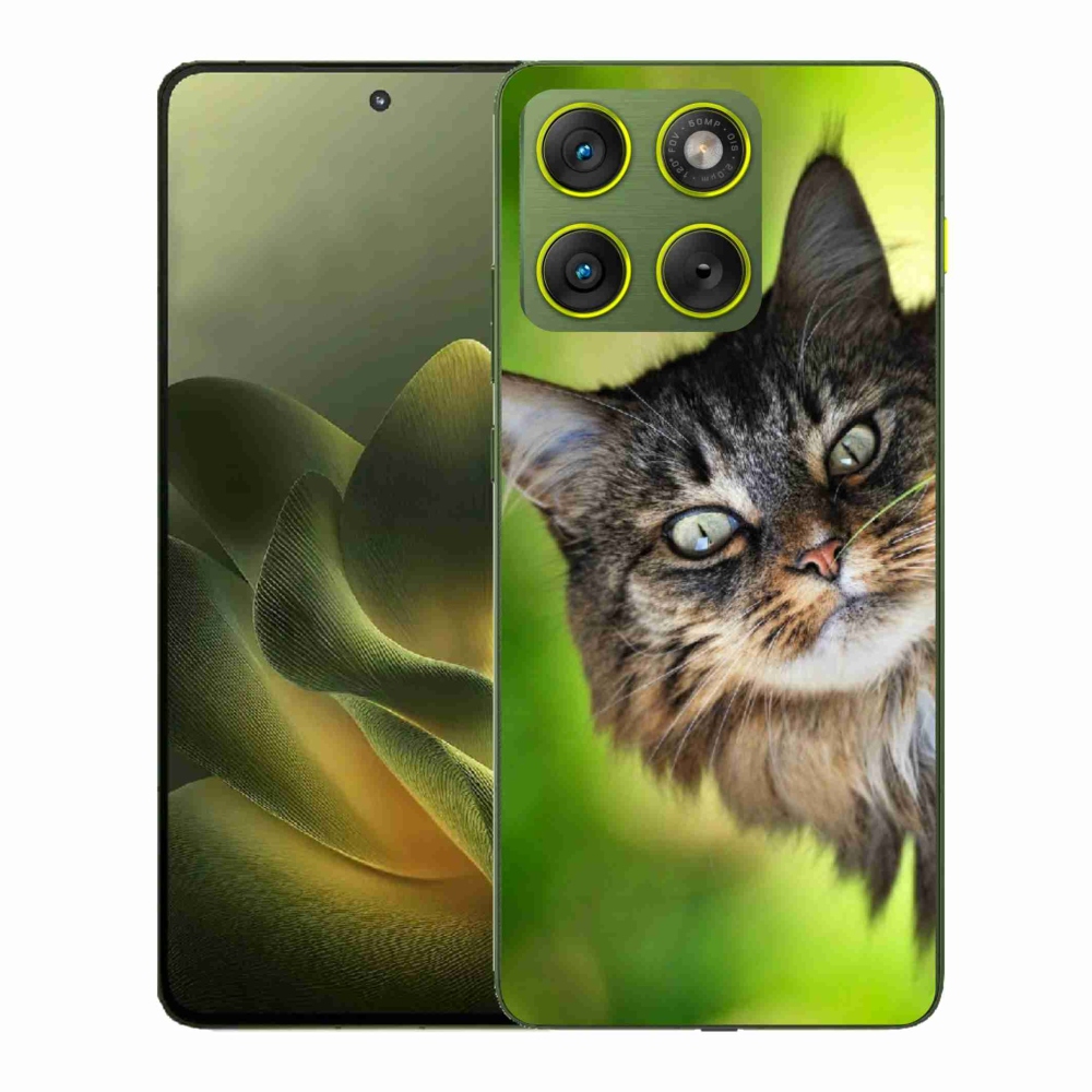 Gelový kryt mmCase na Motorola Edge 70 - kočka 3