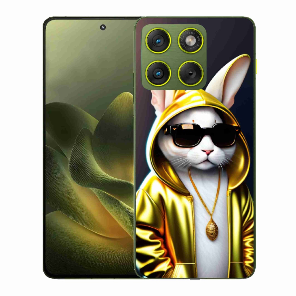 Gelový kryt mmCase na Motorola Edge 70 - kočka boss