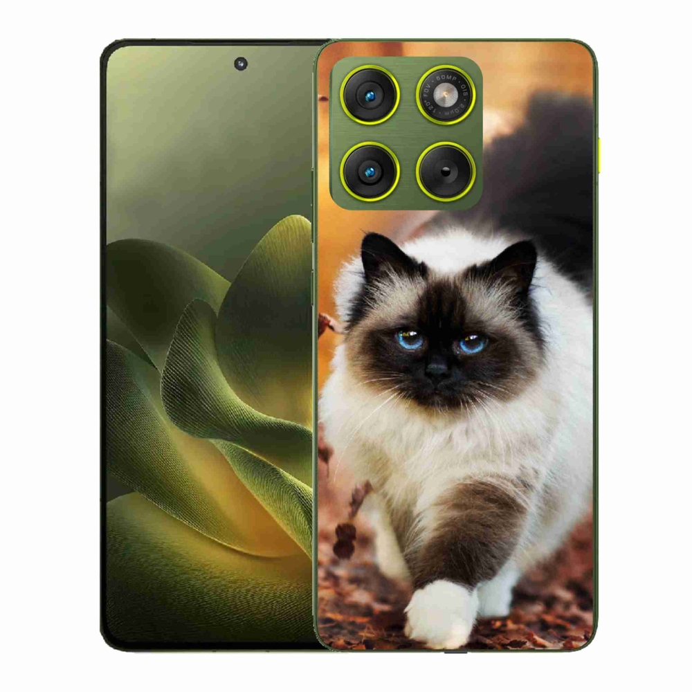Gelový kryt mmCase na Motorola Edge 70 - kočka