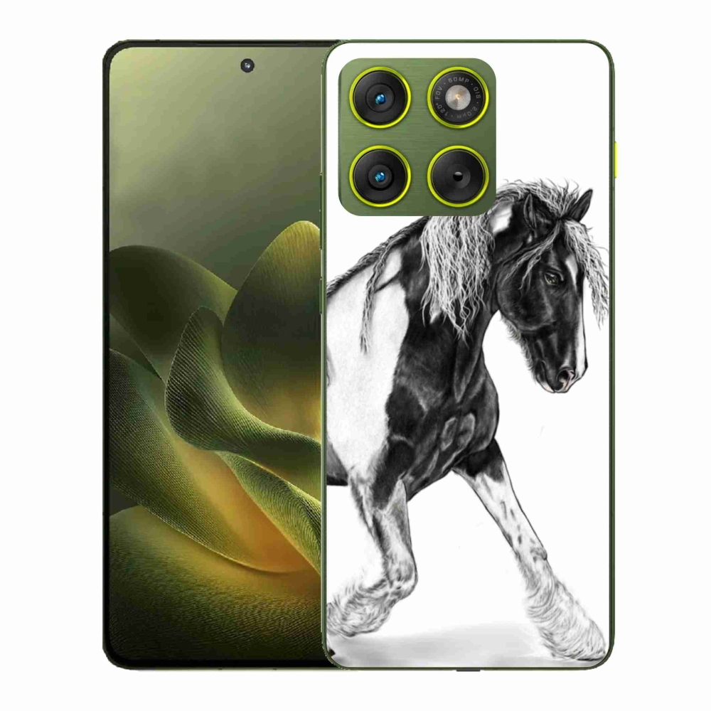 Gelový kryt mmCase na Motorola Edge 70 - kůň