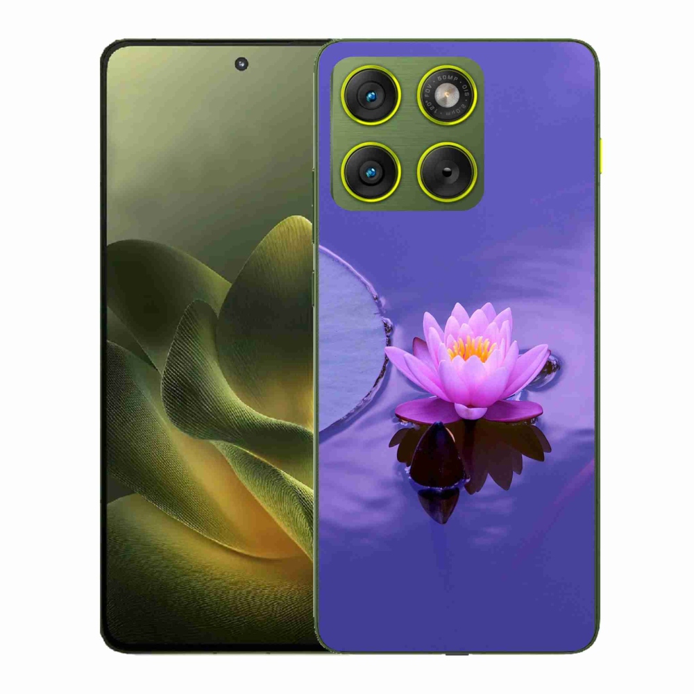 Gelový kryt mmCase na Motorola Edge 70 - květ na hladině