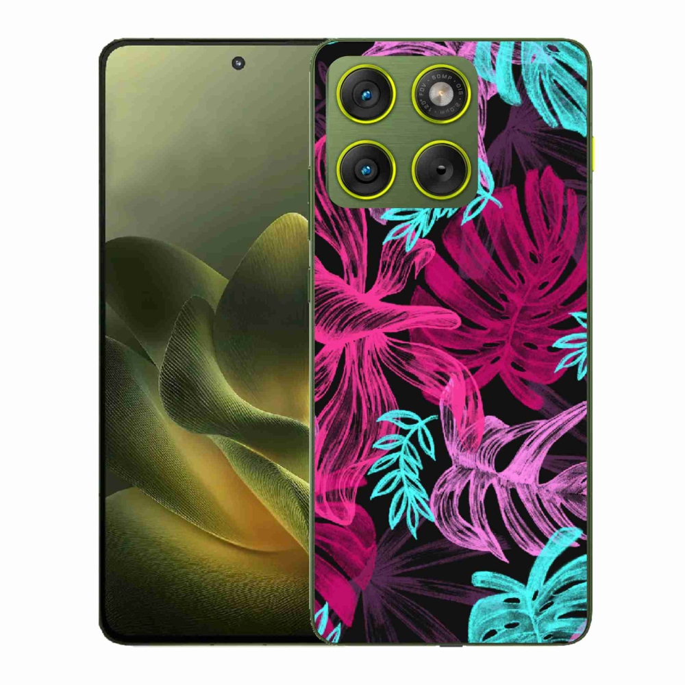 Gelový kryt mmCase na Motorola Edge 70 - květiny 1