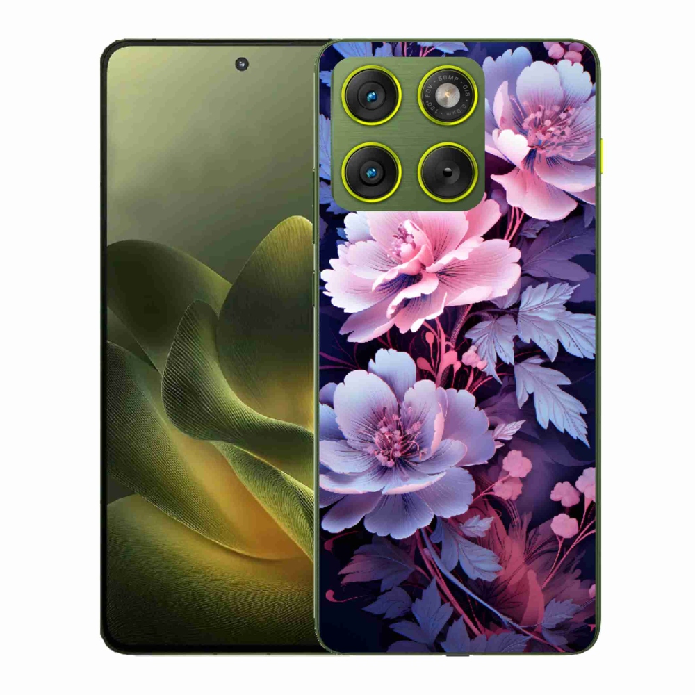 Gelový kryt mmCase na Motorola Edge 70 - květiny 11