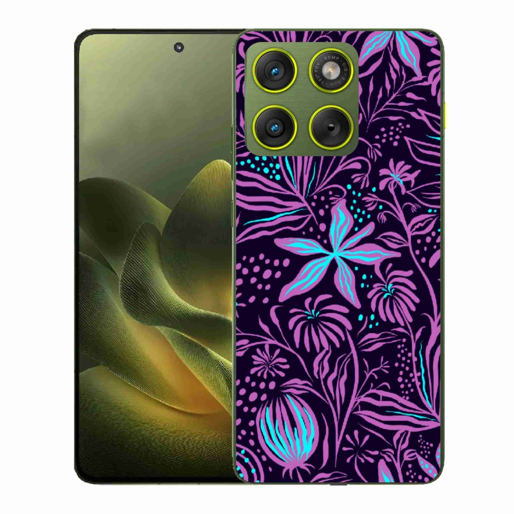 Gelový kryt mmCase na Motorola Edge 70 - květiny 2