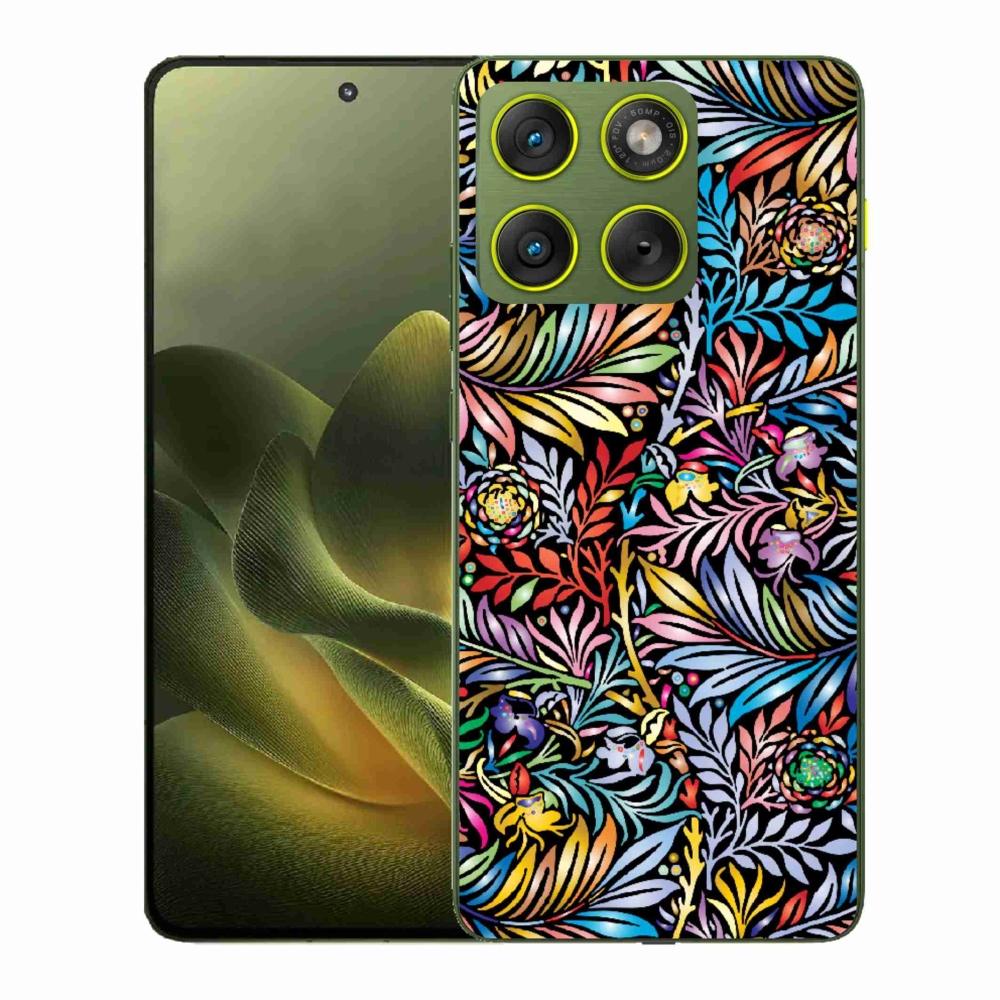 Gelový kryt mmCase na Motorola Edge 70 - květiny 5