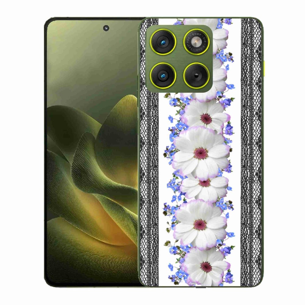 Gelový kryt mmCase na Motorola Edge 70 - květiny 8