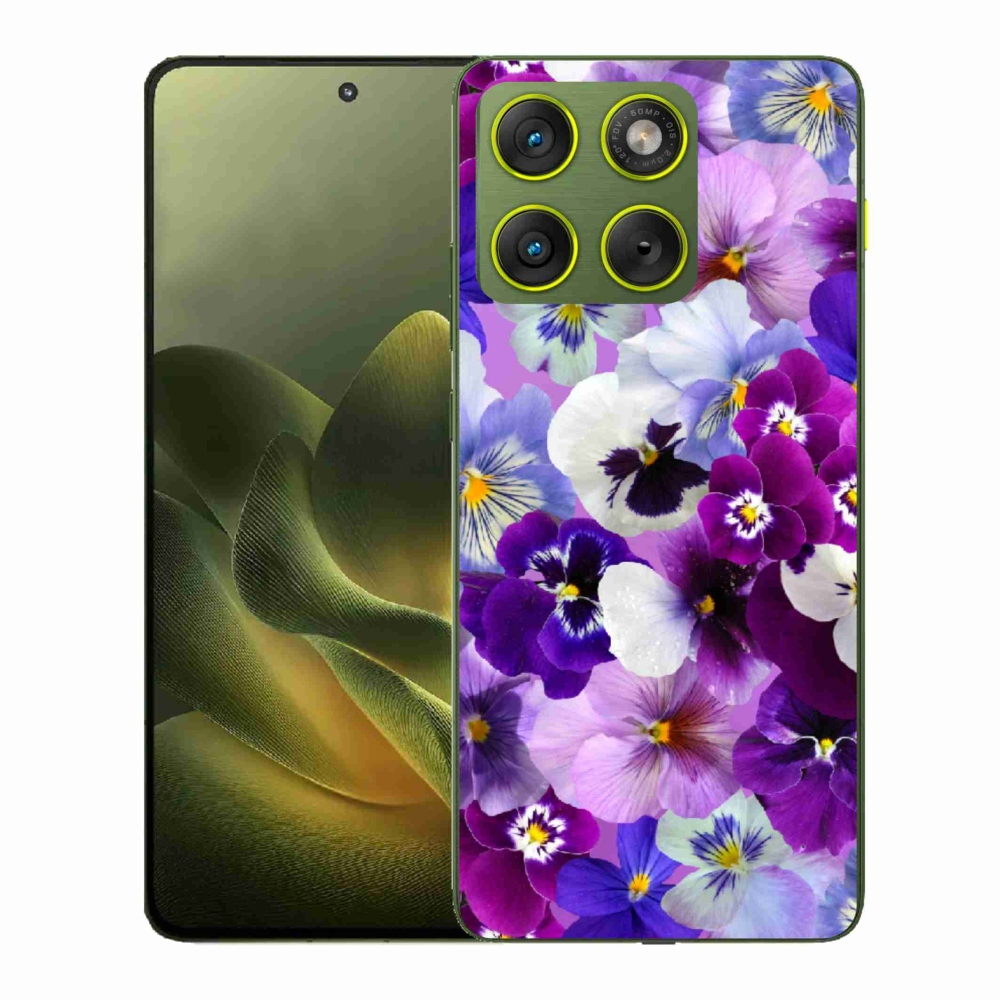 Gelový kryt mmCase na Motorola Edge 70 - květiny 9