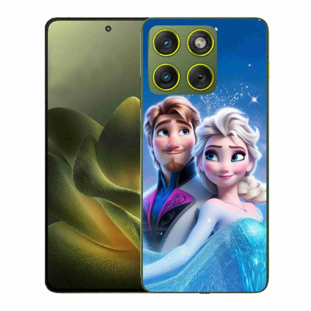 Gelový kryt mmCase na Motorola Edge 70 - ledové království 1