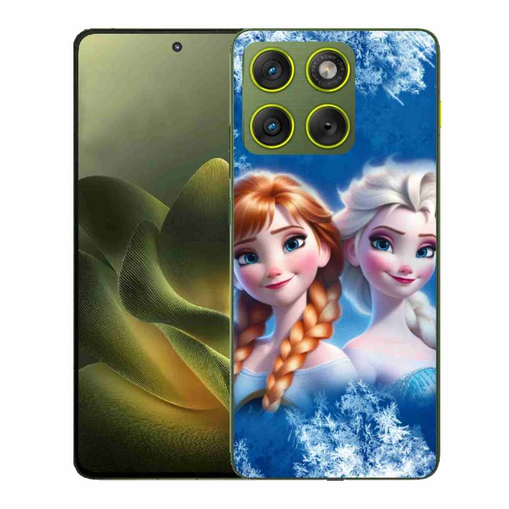 Gelový kryt mmCase na Motorola Edge 70 - ledové království 2