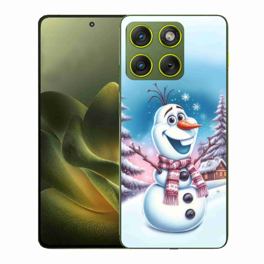 Gelový kryt mmCase na Motorola Edge 70 - ledové království