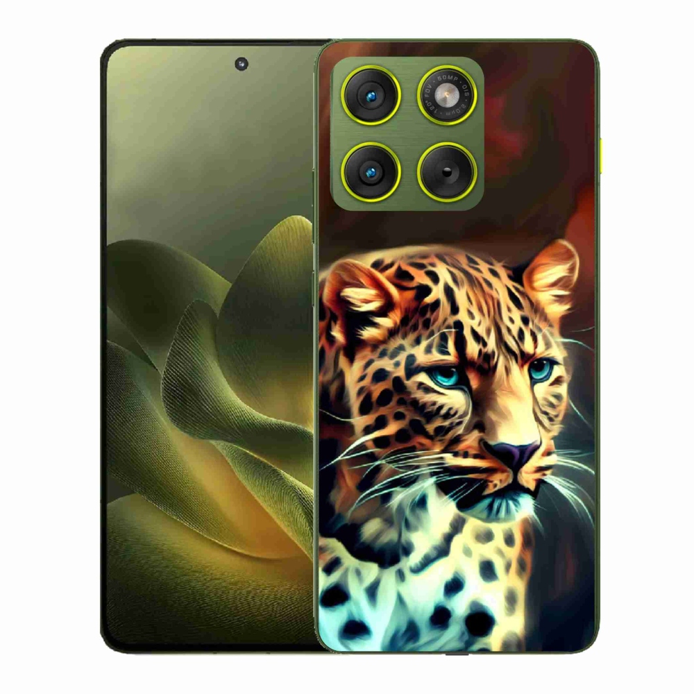 Gelový kryt mmCase na Motorola Edge 70 - leopard