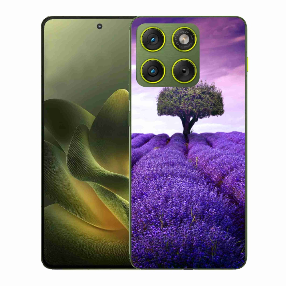 Gelový kryt mmCase na Motorola Edge 70 - levandulová louka