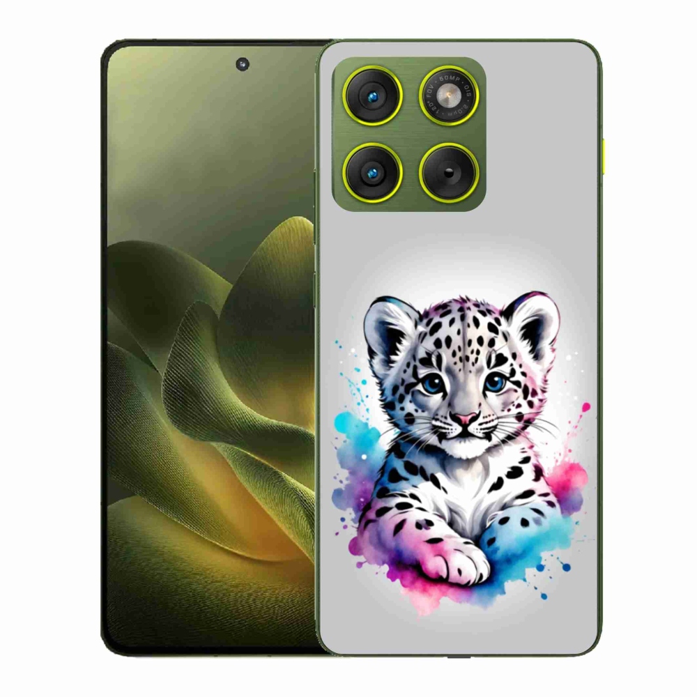 Gelový kryt mmCase na Motorola Edge 70 - levhartí mládě