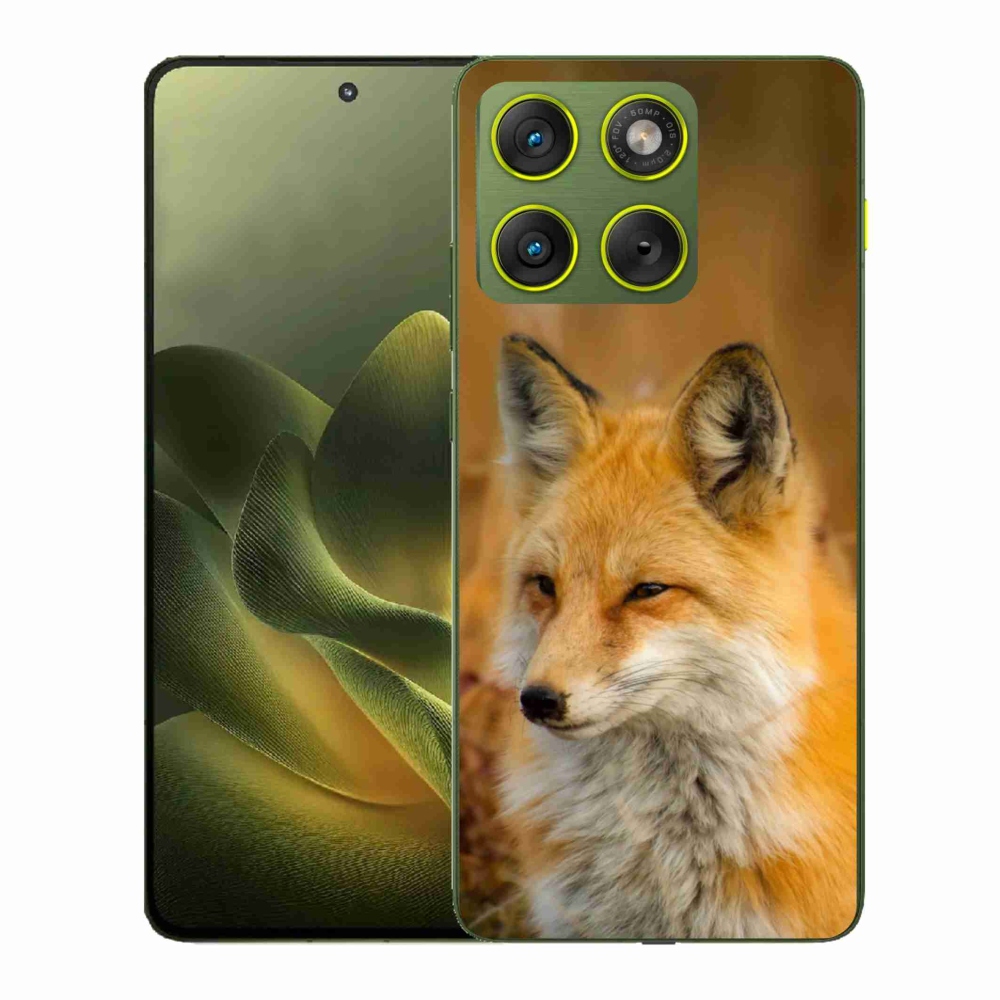 Gelový kryt mmCase na Motorola Edge 70 - liška