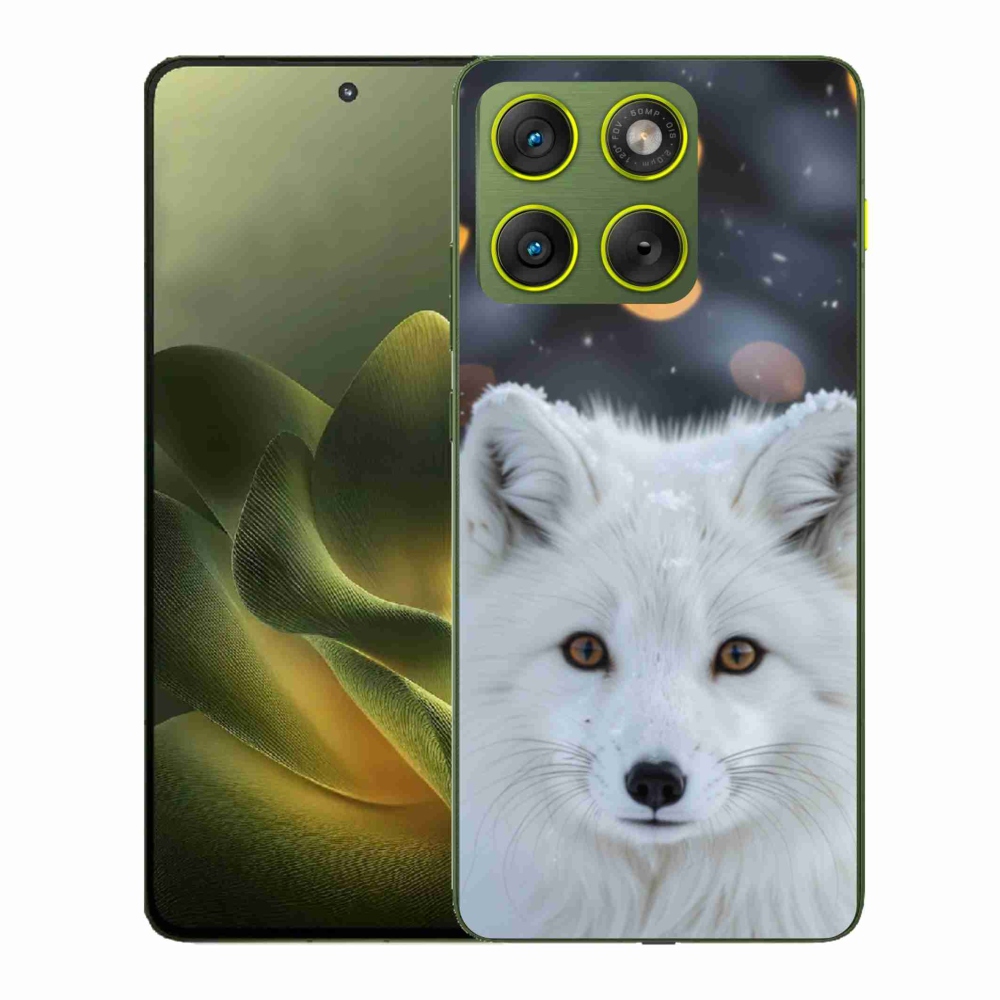 Gelový kryt mmCase na Motorola Edge 70 - liška polární