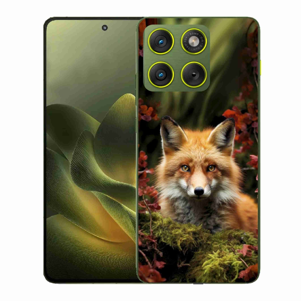 Gelový kryt mmCase na Motorola Edge 70 - liška v lese