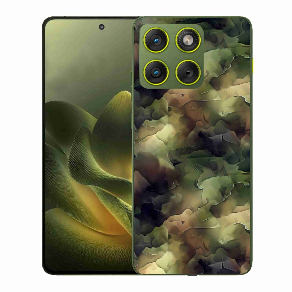 Gelový kryt mmCase na Motorola Edge 70 - maskáčový vzor 10