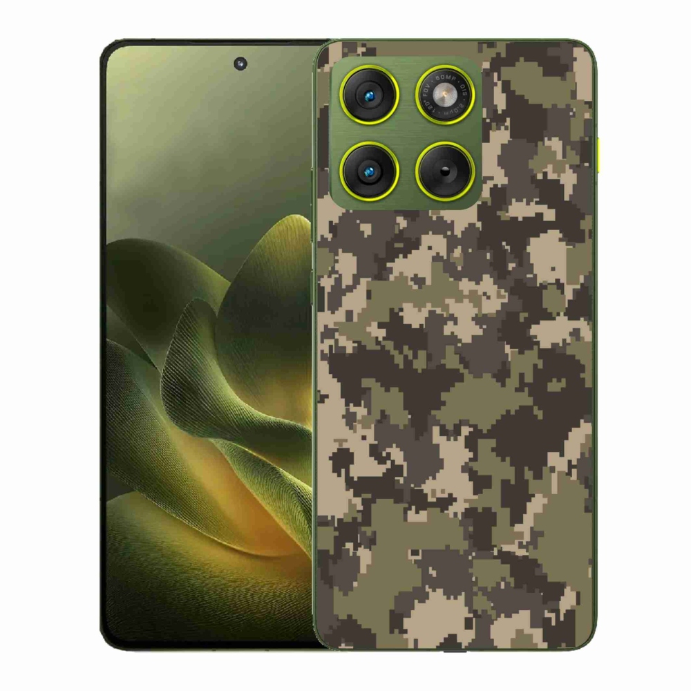 Gelový kryt mmCase na Motorola Edge 70 - maskáčový vzor 12