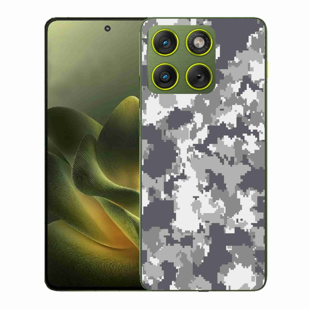 Gelový kryt mmCase na Motorola Edge 70 - maskáčový vzor 2