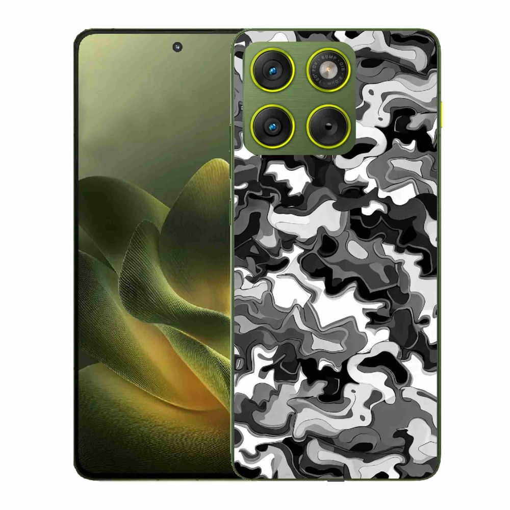 Gelový kryt mmCase na Motorola Edge 70 - maskáčový vzor 3