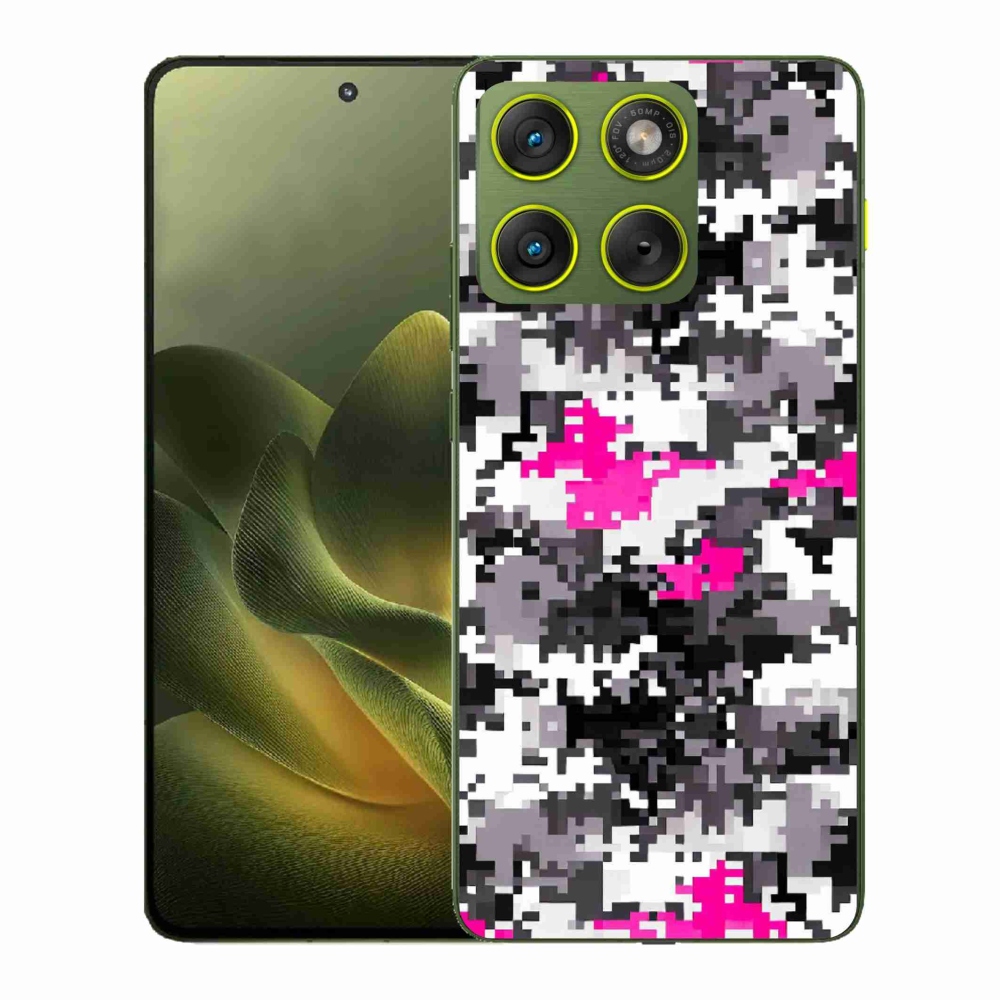 Gelový kryt mmCase na Motorola Edge 70 - maskáčový vzor 4