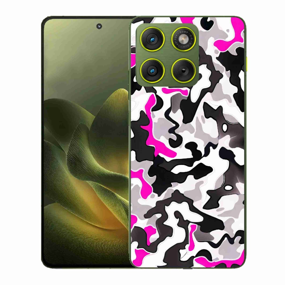 Gelový kryt mmCase na Motorola Edge 70 - maskáčový vzor 5