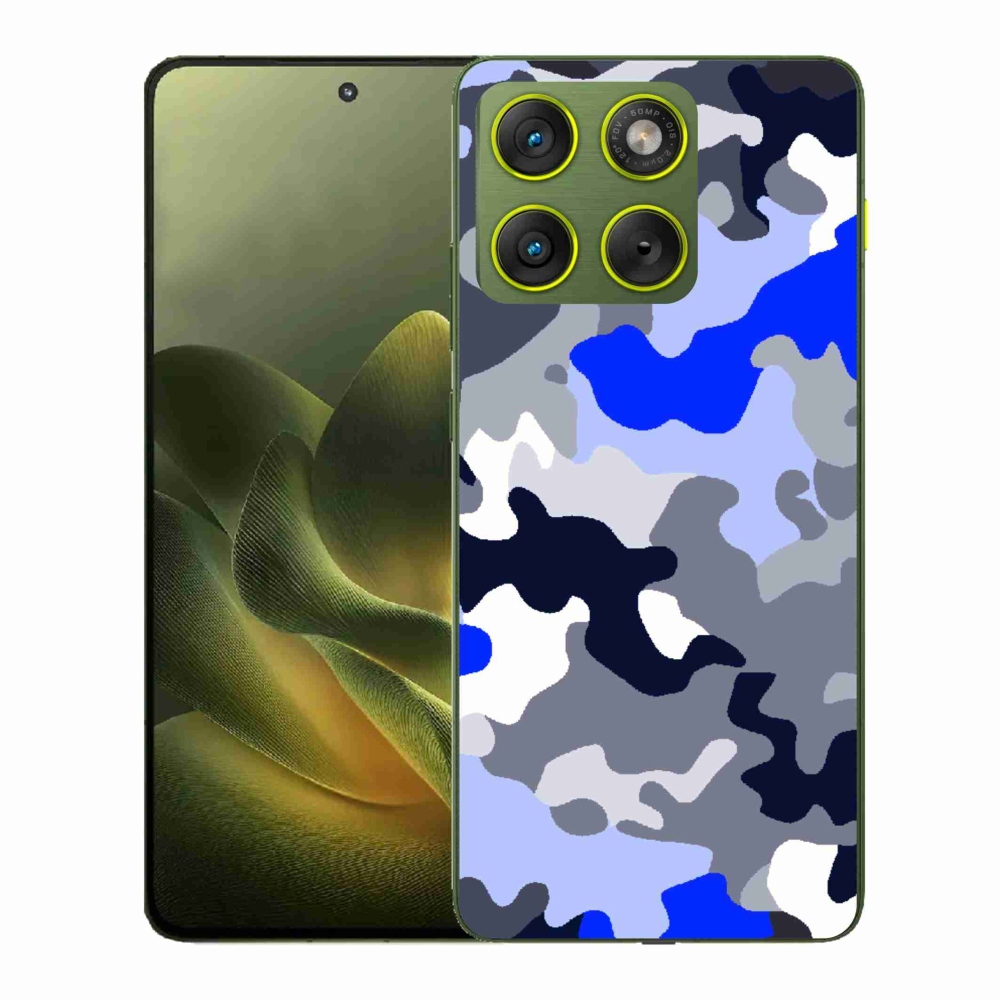 Gelový kryt mmCase na Motorola Edge 70 - maskáčový vzor 8