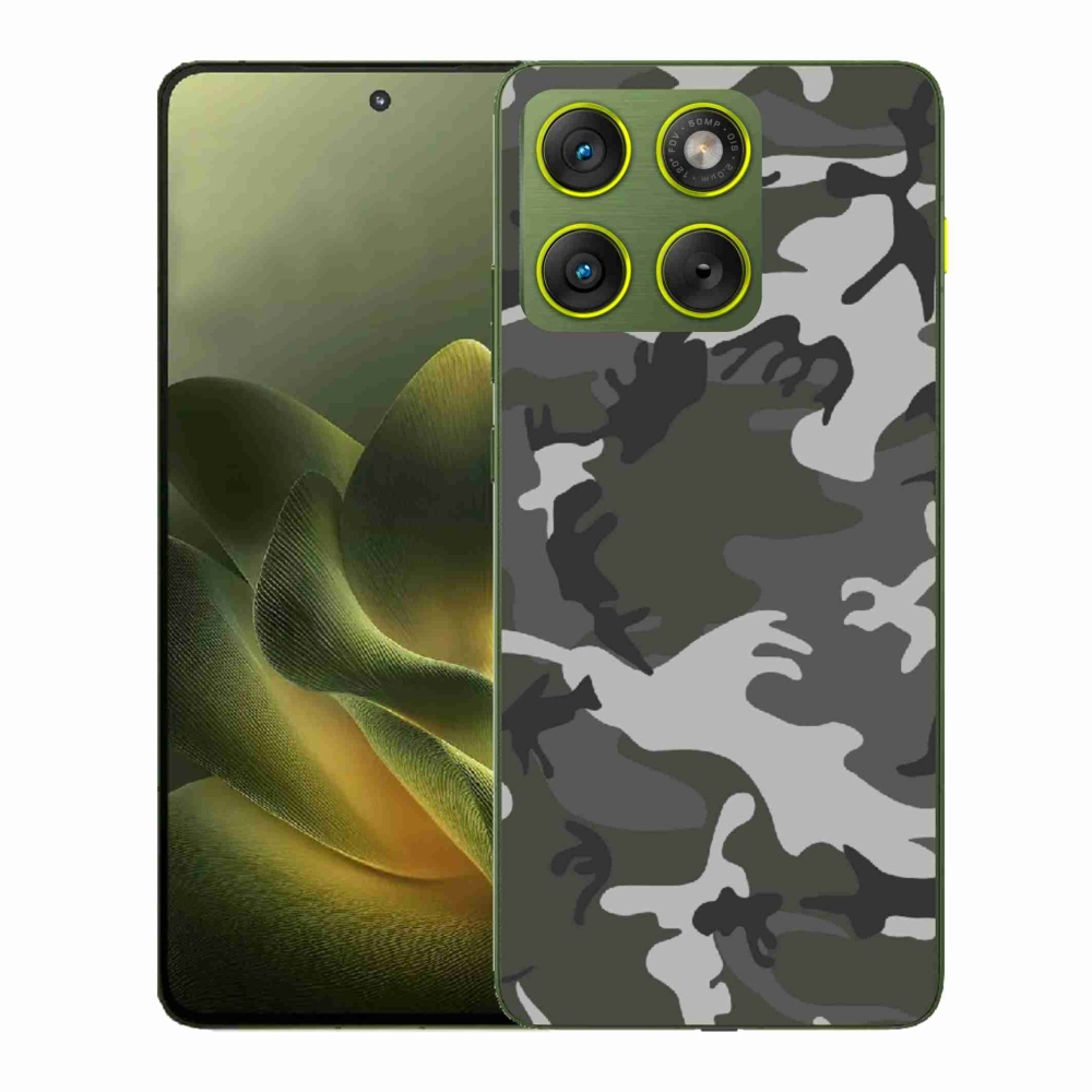Gelový kryt mmCase na Motorola Edge 70 - maskáčový vzor