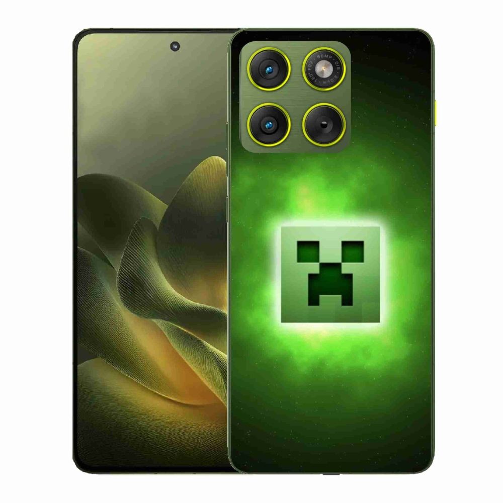 Gelový kryt mmCase na Motorola Edge 70 - minecraft