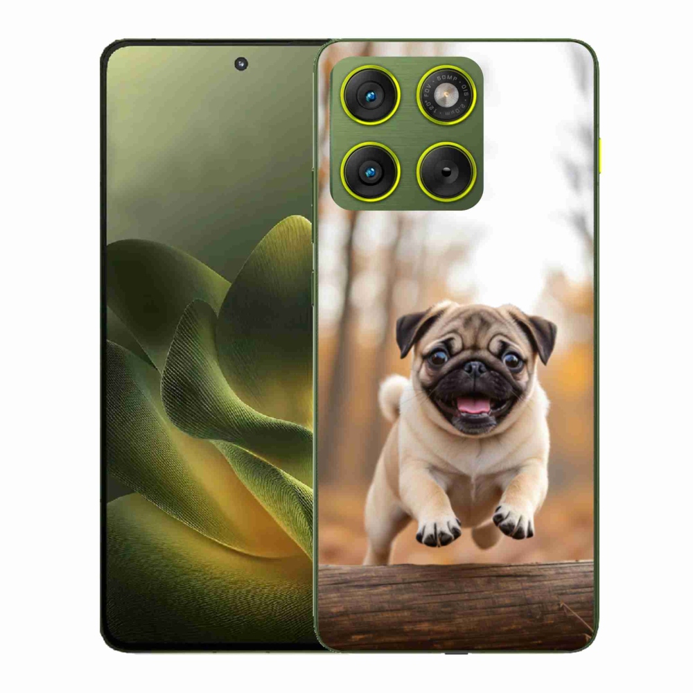 Gelový kryt mmCase na Motorola Edge 70 - mops 2