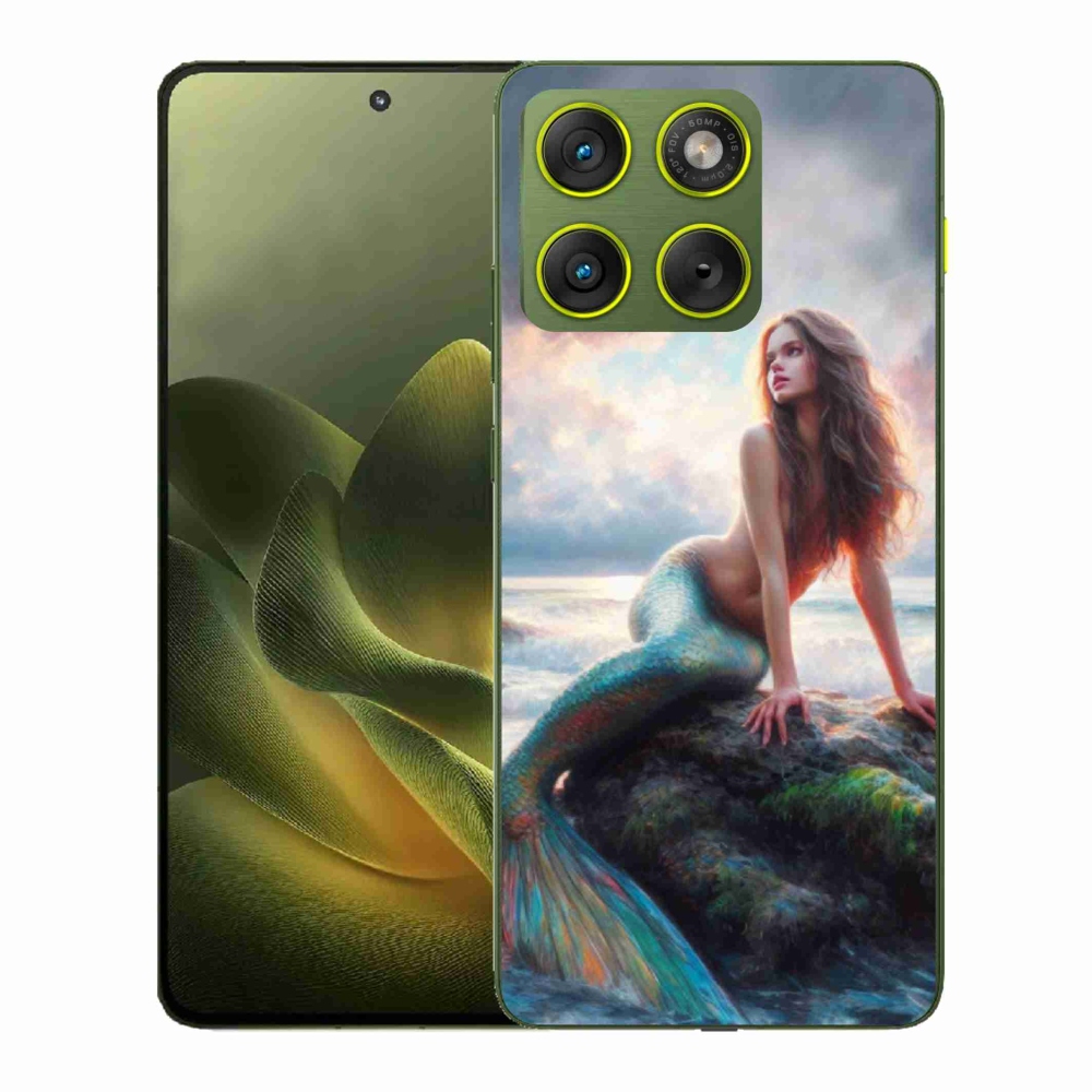 Gelový kryt mmCase na Motorola Edge 70 - mořská panna