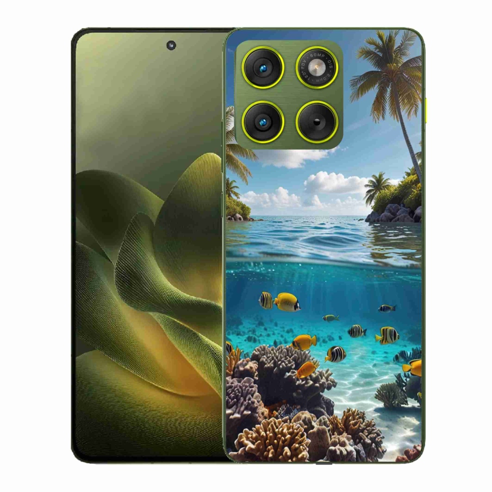 Gelový kryt mmCase na Motorola Edge 70 - mořský svět 4