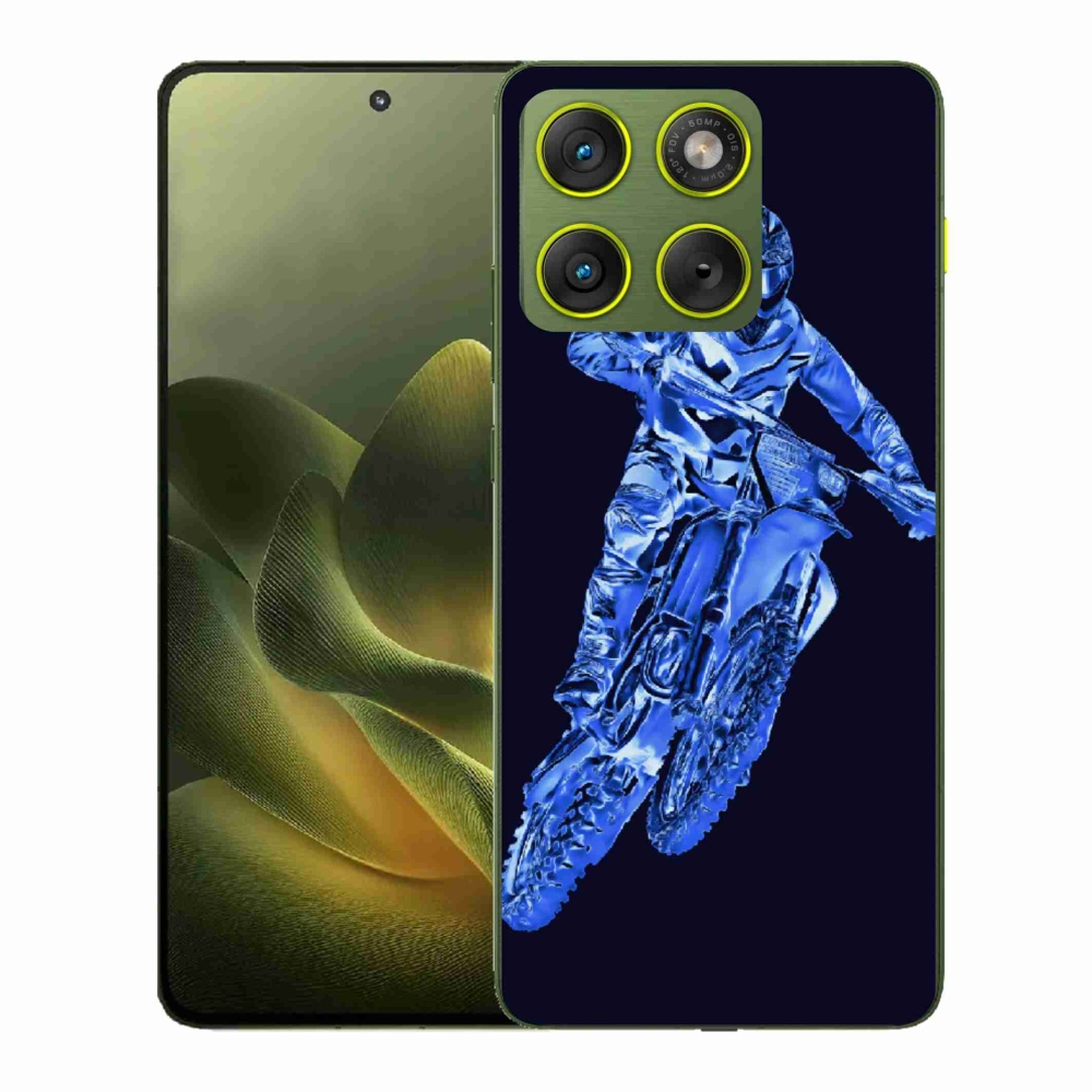 Gelový kryt mmCase na Motorola Edge 70 - motocross 1