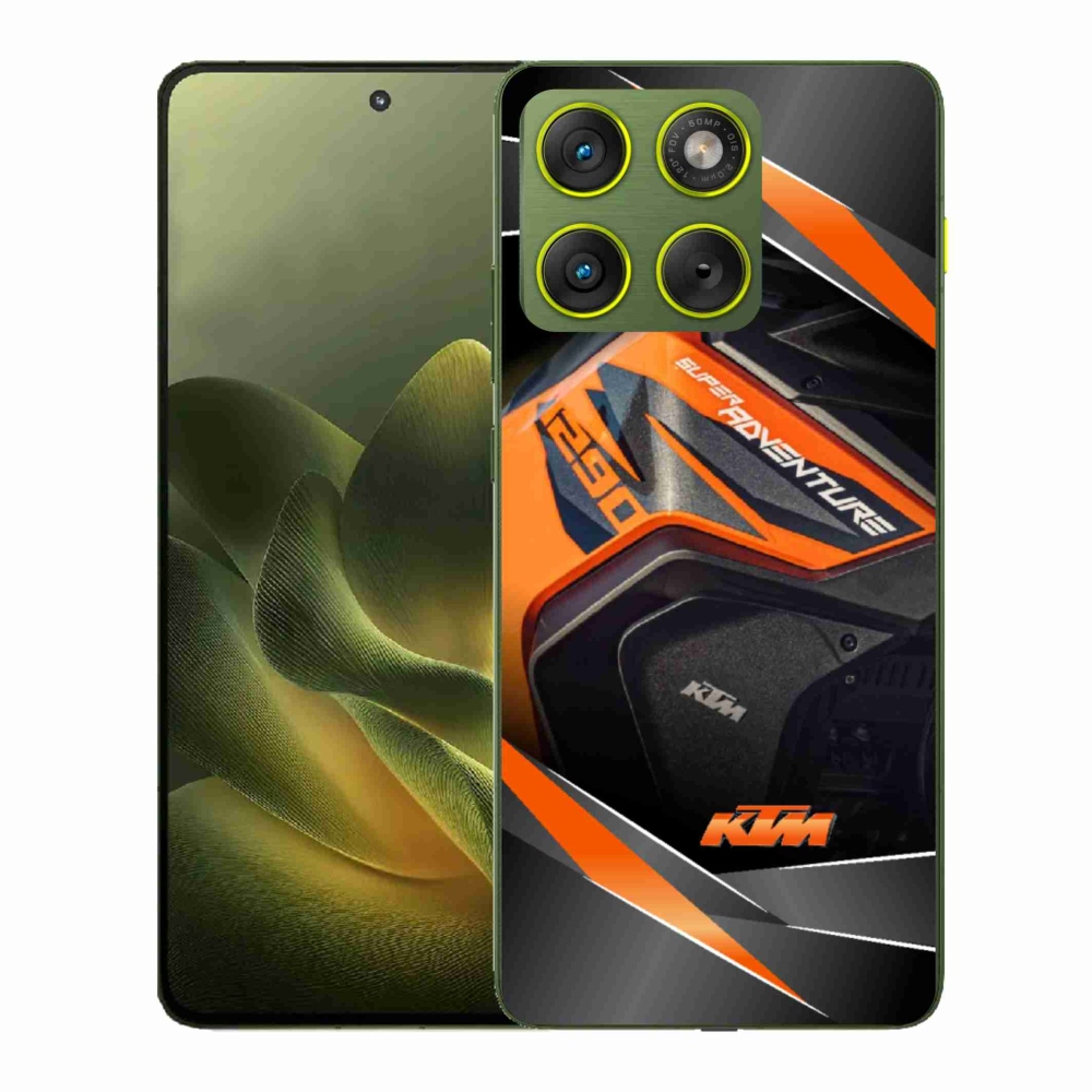 Gelový kryt mmCase na Motorola Edge 70 - motorka ktm