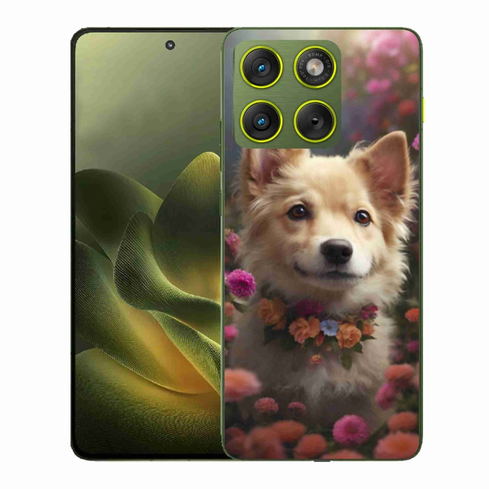 Gelový kryt mmCase na Motorola Edge 70 - německý špic