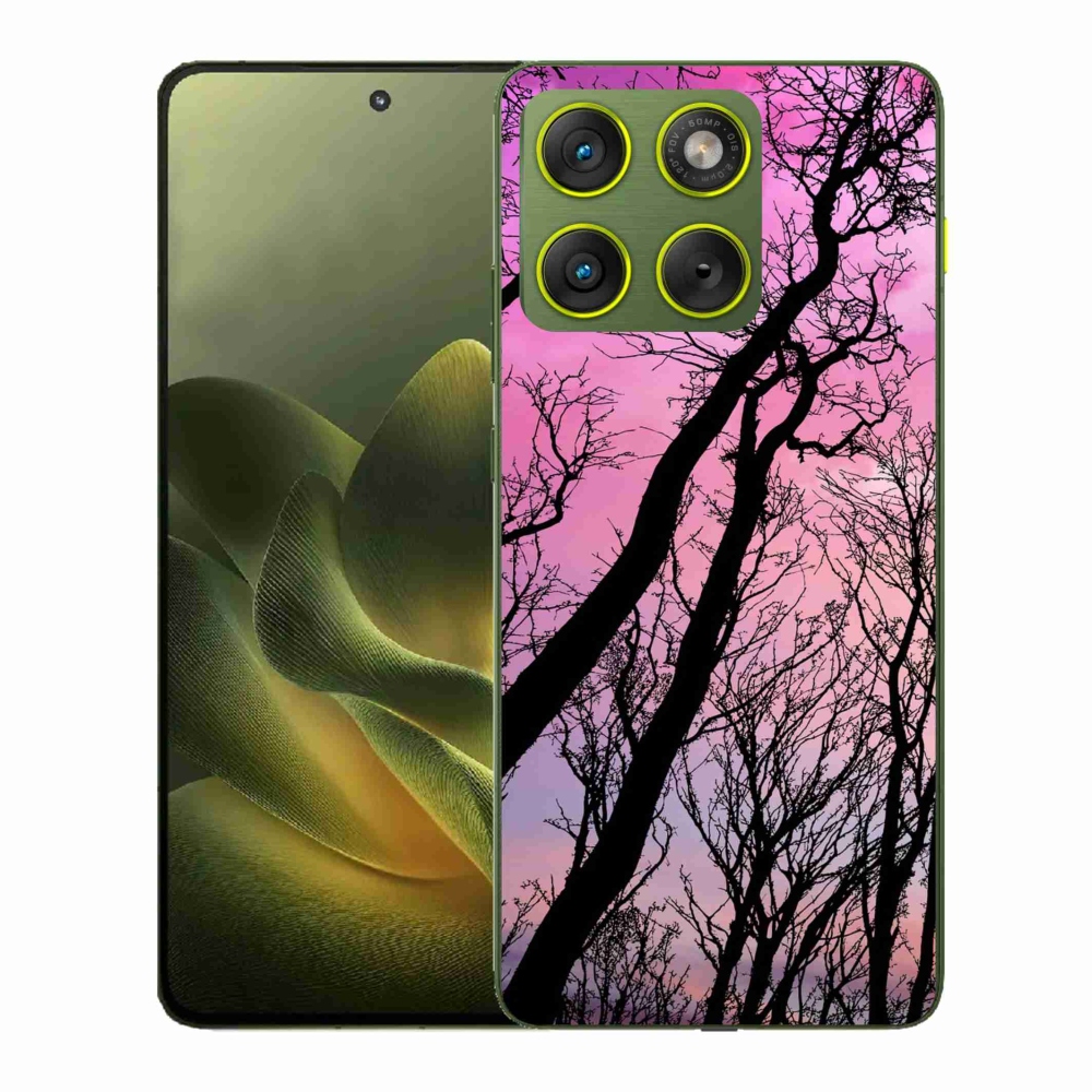 Gelový kryt mmCase na Motorola Edge 70 - opadané stromy