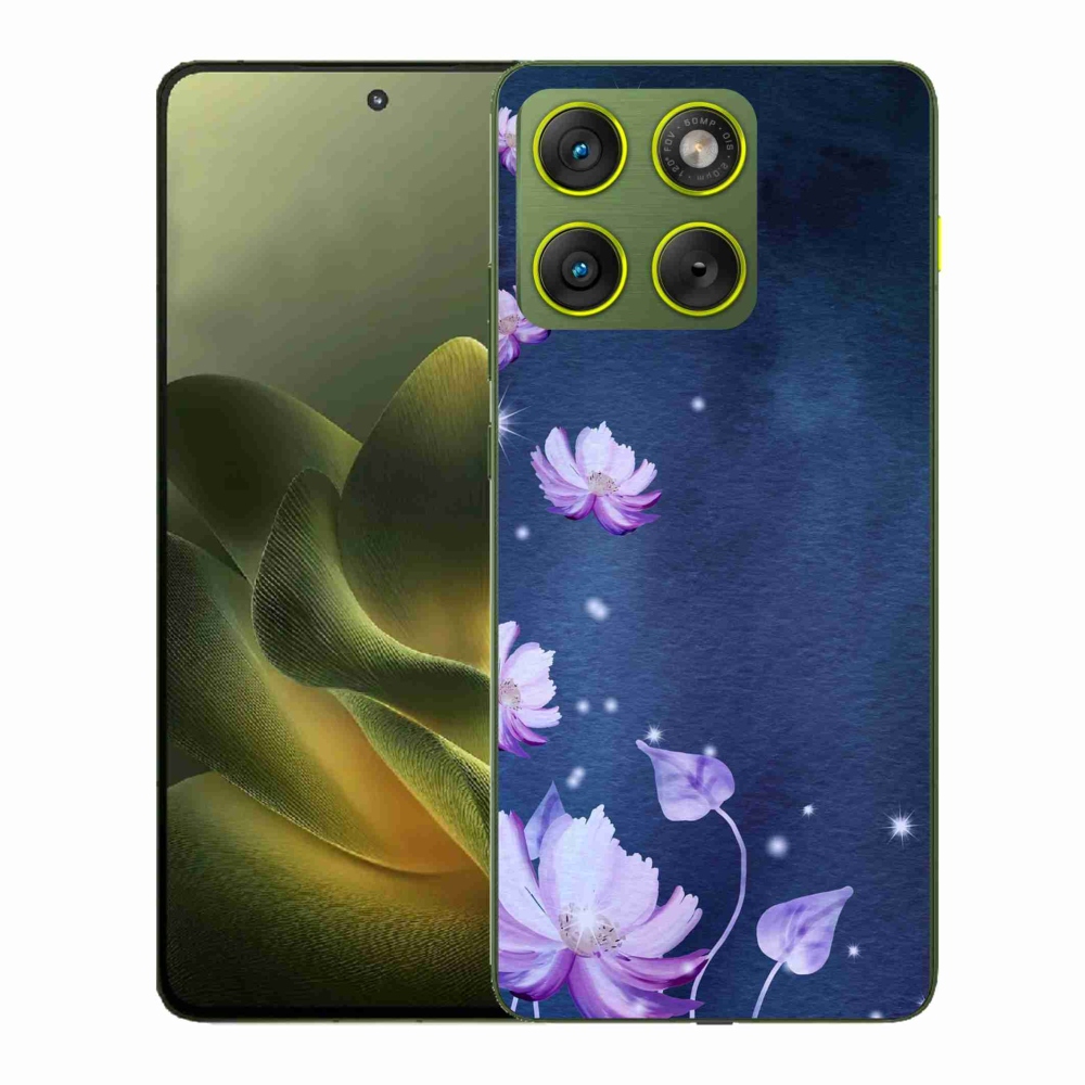 Gelový kryt mmCase na Motorola Edge 70 - padající květy