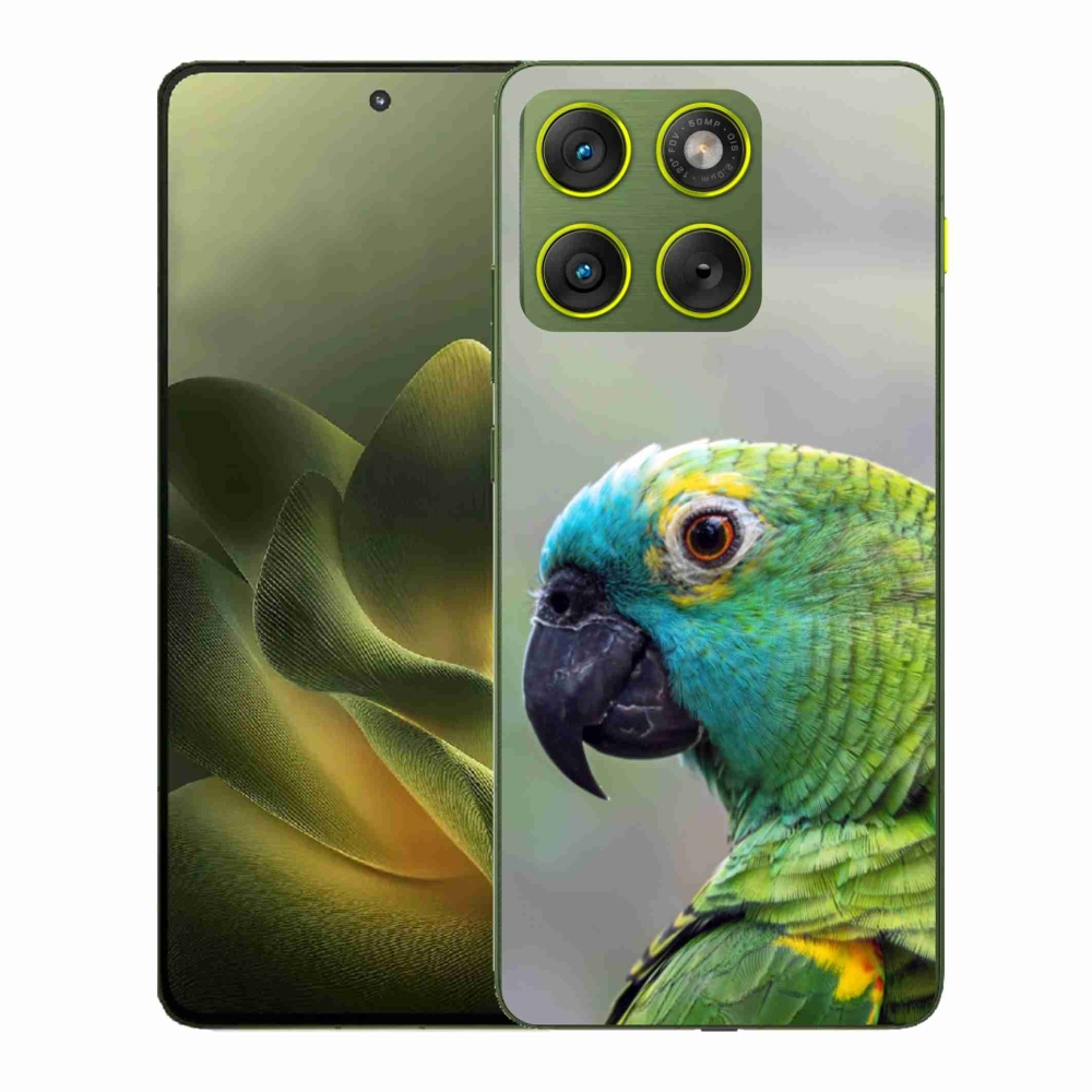 Gelový kryt mmCase na Motorola Edge 70 - papoušek amazoňan