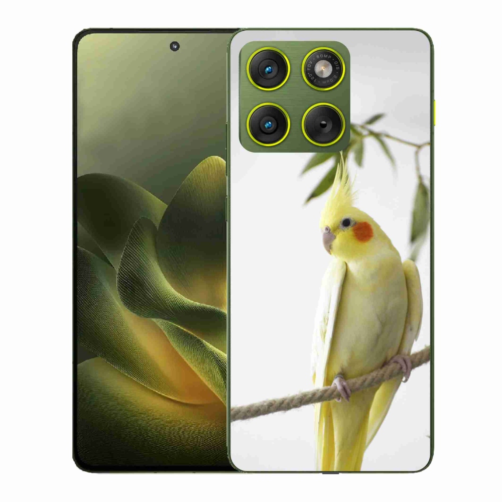 Gelový kryt mmCase na Motorola Edge 70 - papoušek korela chocholatá