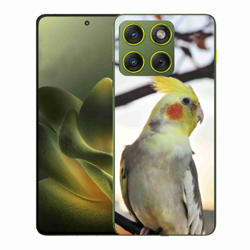 Gelový kryt mmCase na Motorola Edge 70 - papoušek korela